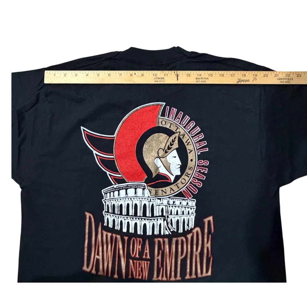 VTG 1992 Ottawa Senators Inaugural Seasn Opening Night "Dawn of a New Empire" XL - Picture 9 of 9